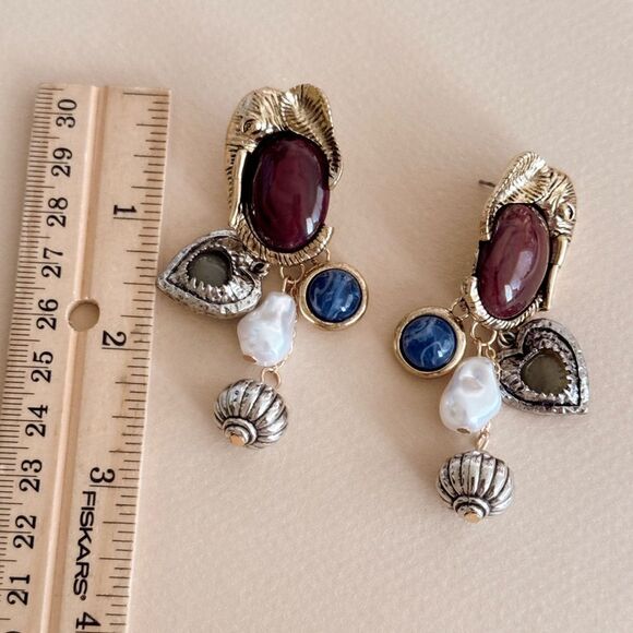 Boho earrings S820 - Picture 4 of 4